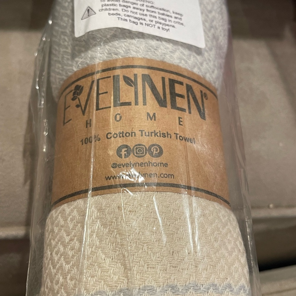 Cream Cotton Turkish Towel